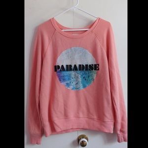 American Eagle Pink  crew neck